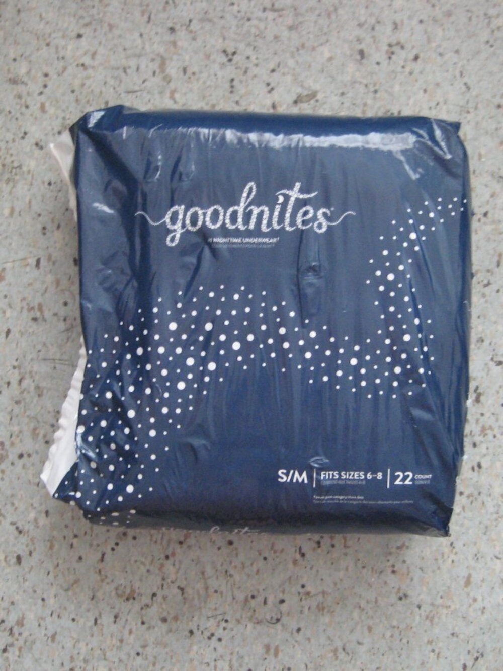 goodnites nightime underwear S/ M size 6-8